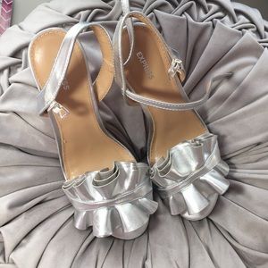 Silver heels
